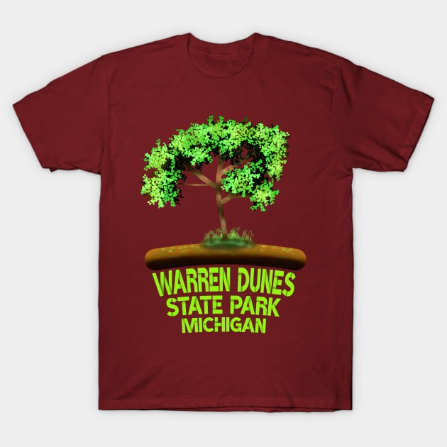 Warren Dunes State Park Michigan T-Shirt by MoMido